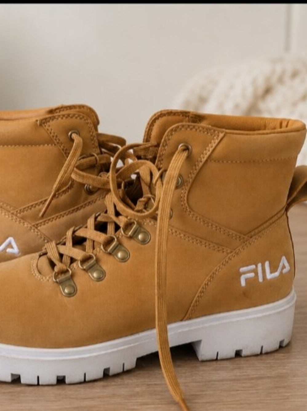 FILA Women's Wheat Lace-Up Hiking Boots